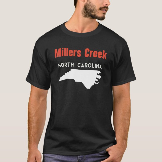 Millers Creek North Carolina Usa Staat America Tra T-Shirt (Vorderseite)