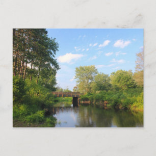 Millers River near Lake Dennison, Massachusetts Postkarte