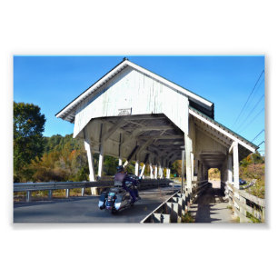 Miller's Run Covered Bridge, Lyndon, Vermont Fotodruck