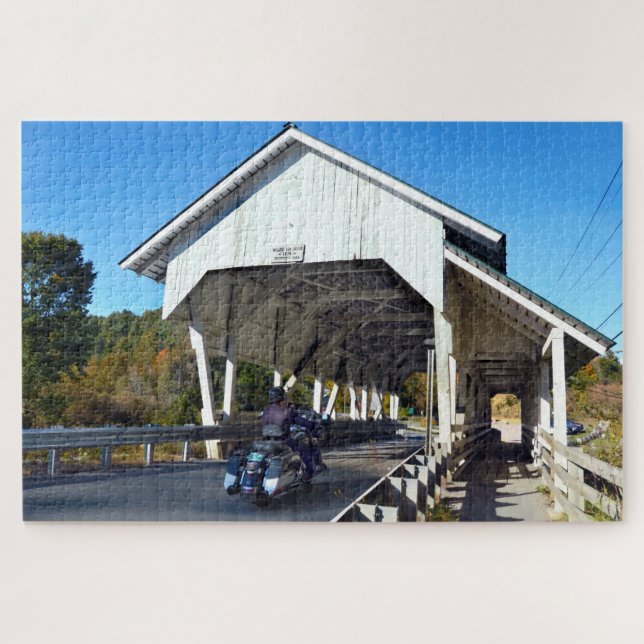 Miller's Run Covered Bridge, Lyndon, Vermont Puzzle (Horizontal)