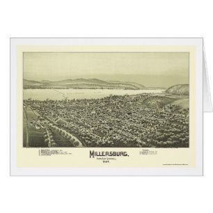 Millersburg, panoramische Karte PAs - 1894