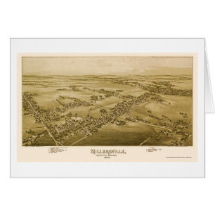 Millersville, panoramische Karte PAs - 1894