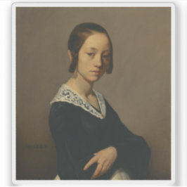 Millet - Portrait von Louise-Antoinette Feuardent Aufkleber