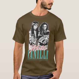 Milli Vanilli Vintag Style 90er Jahre ästhetisches T-Shirt