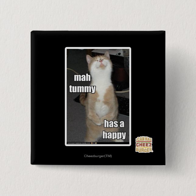 Milliamperestunden-Bauch hat ein glückliches Button (Vorderseite)