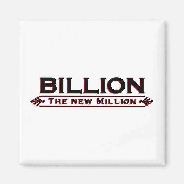 Milliarden neue Millionen Magnet (Vorne)
