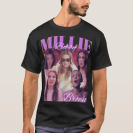 Millie Bobby Brown Aesthetic Collage  T-Shirt