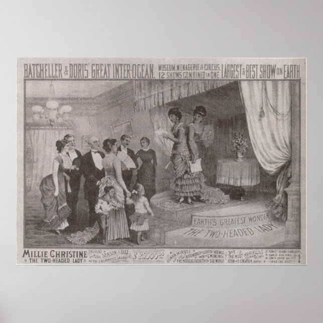 Millie Christine / Die zweiköpfige Lady Poster (Vorne)