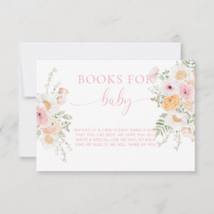 Millie Floral Bücher für Baby Anfragekarte Einladung