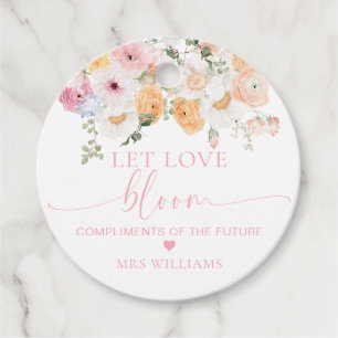 Millie Floral Lasst Liebe Erblühen Geschenkanhänge Geschenkanhänger