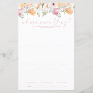 Millie Floral wo waren sie Urlaub Foto Game