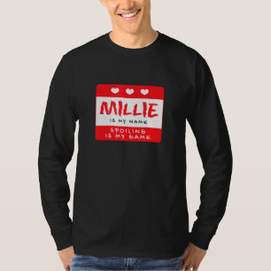 Millie ist mein Name Personalisiert Nickname Custo T-Shirt