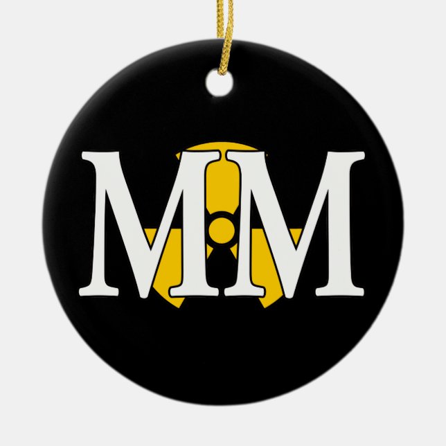 Millimeter-Kernwaffen-Verzierung Keramikornament (Vorne)