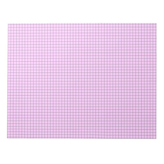 Millimeterpapier Notizblock (Vorderseite)
