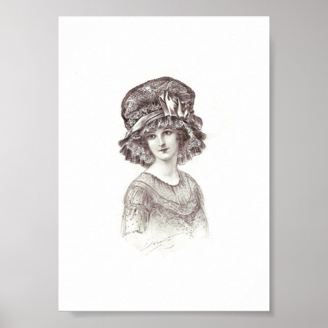 Millinery Herald Image Poster (Vorne)