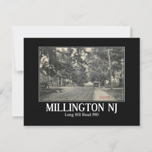 Millington NJ ländliche Szene 1910er Jahre Vintage Postkarte