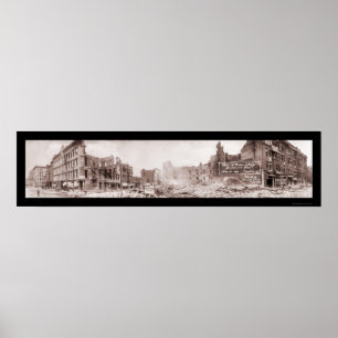 Million Dollar-Feuer-Houston-Foto 1912 Poster