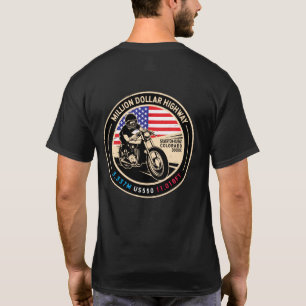 Million Dollar Highway Colorado Motorrad T-Shirt