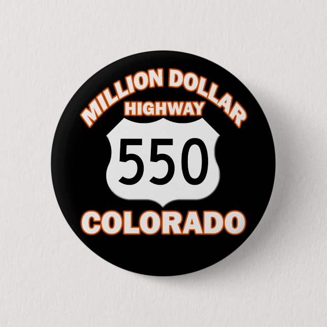 MILLION DOLLAR-LANDSTRASSE COLORADO 550 BUTTON (Vorderseite)