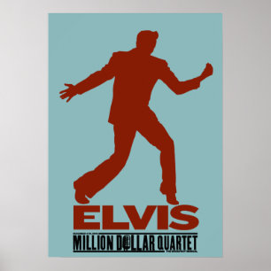 Million Dollar Quartett Elvis Poster