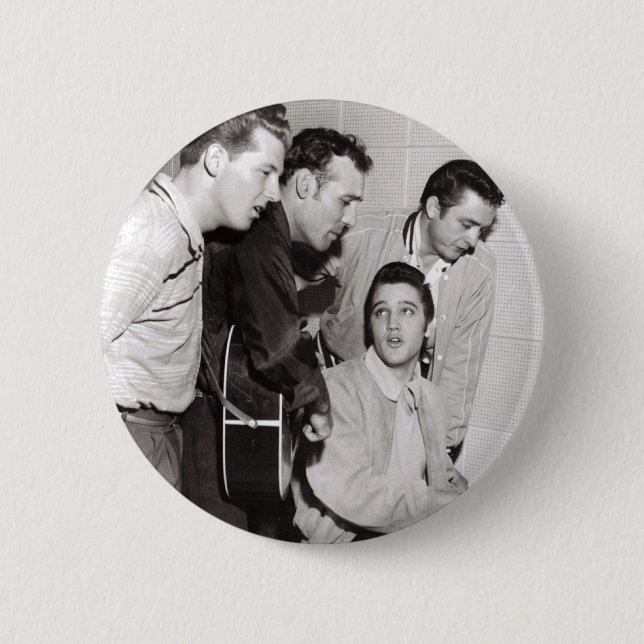 Million Dollar-Quartett-Foto Button (Vorderseite)