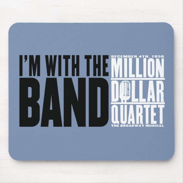 Million Dollar-Quartett "ich bin mit dem Band " Mousepad (Vorne)