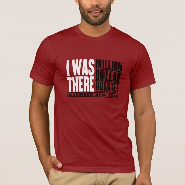 Million Dollar-Quartett "ich war dort " T-Shirt (Vorderseite)