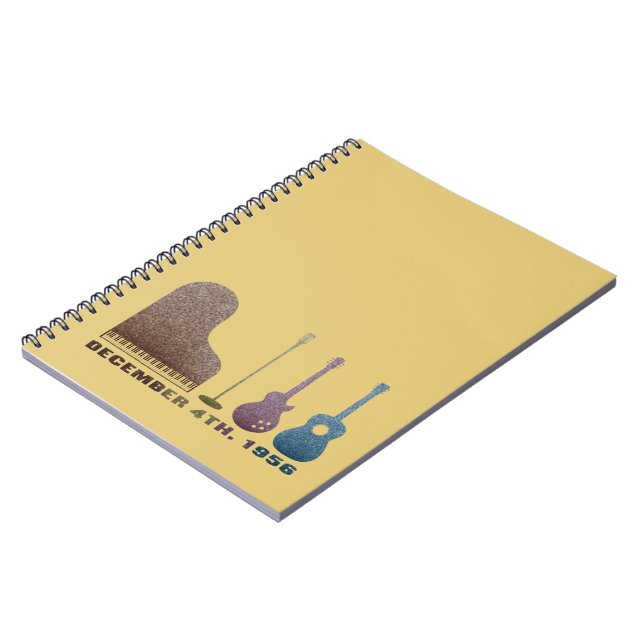 Million Dollar-Quartett-Instrumente - Farbe Notizblock (Linke Seite)