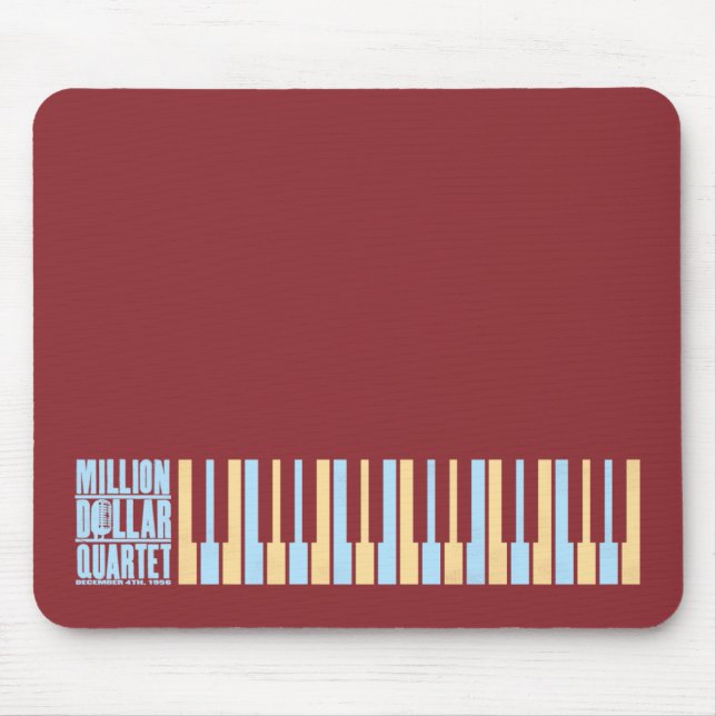 Million Dollar-Quartett-Klavier Mousepad (Vorne)