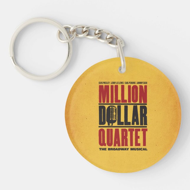 Million Dollar-Quartett-Logo Schlüsselanhänger (Vorderseite)