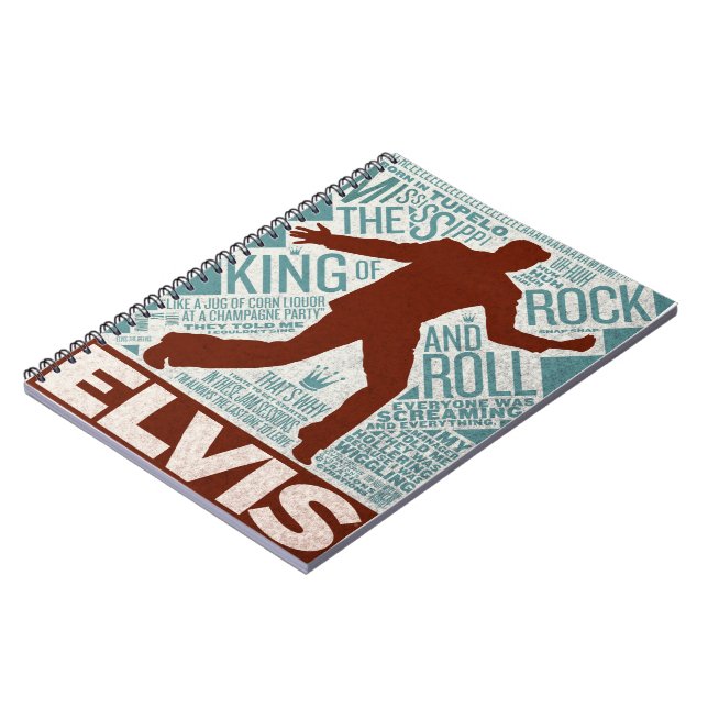 Million Dollar-Quartettelvis-Art Notizblock (Linke Seite)