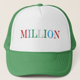 Million Elite Aspiring Millionaire Luxury Truckerkappe