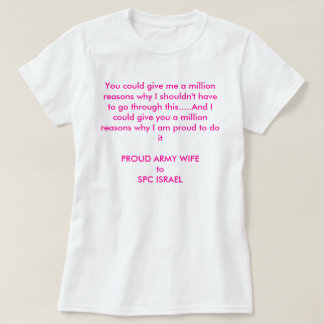 Million Gründe kundenspezifisch T-Shirt