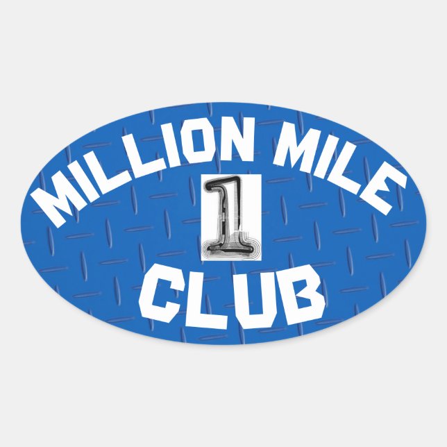 MILLION MILE CLUB STICKER (Vorderseite)