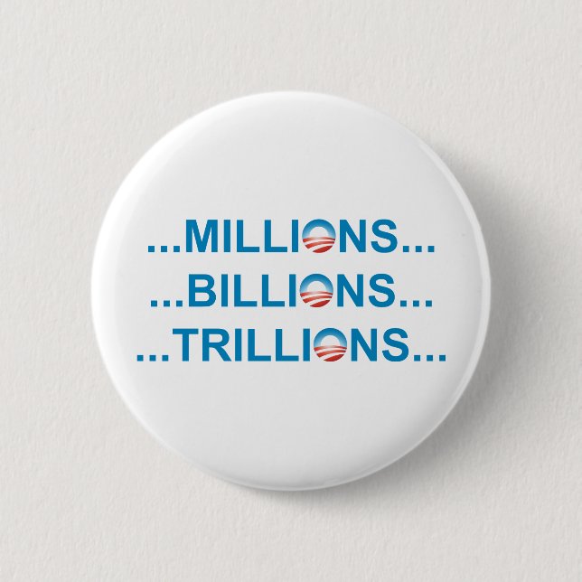 MILLION MILLIARDE TRILLION BUTTON (Vorderseite)