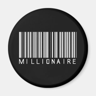 Millionaire-Bar-Code Magnet