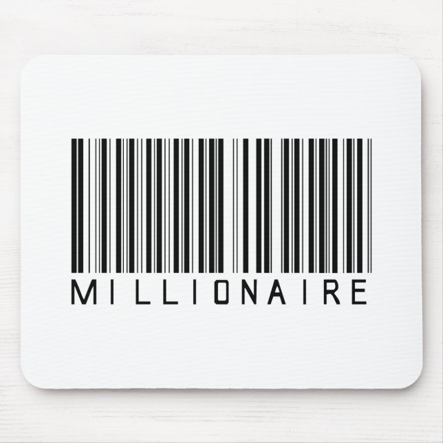 Millionaire-Bar-Code Mousepad (Vorne)