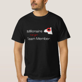 Millionär Bulleye-Zielteam-Mitglied im Wesentliche T-Shirt