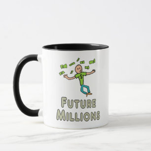 Millionär (in Millionen) Tasse