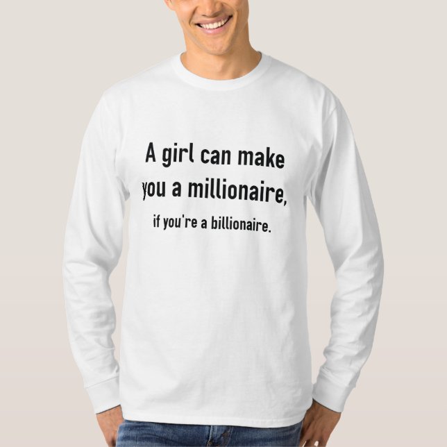 Millionär T-Shirt (Vorderseite)