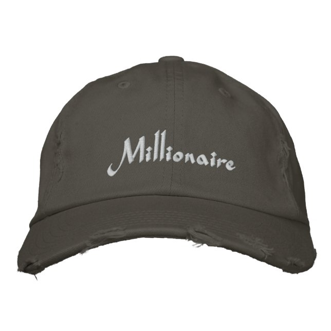 Millionäre Cap / Hut (Vorderseite)