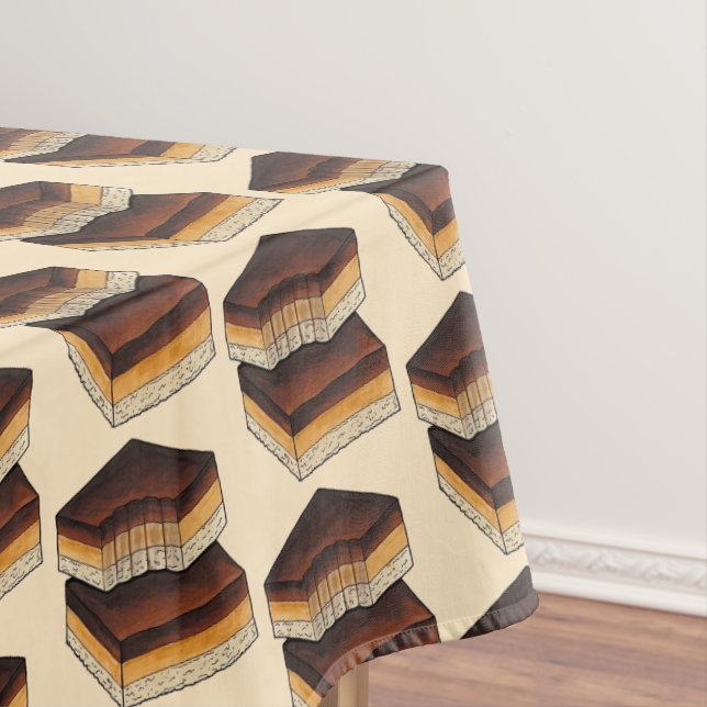 Millionärs Shortbread Caramel British Traybake Tischdecke