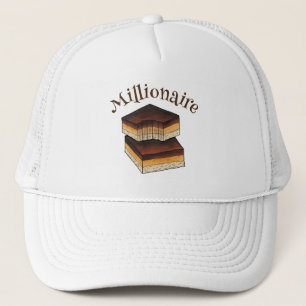 Millionärs Shortbread Caramel Squares Slice Truckerkappe