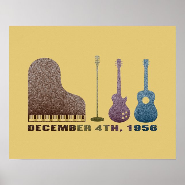 Millionen Dollar Quartett Instrumente - Farbe Poster (Vorne)