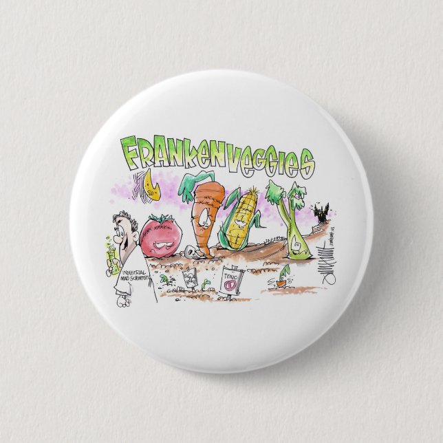 Millionen gegen Monsanto Button (Vorderseite)