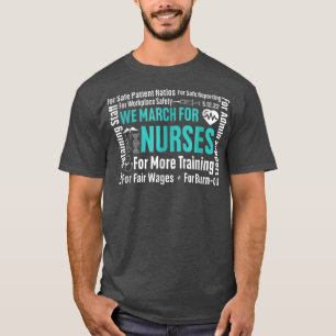 Millionen Krankenschwestern und März Pflege Kranke T-Shirt