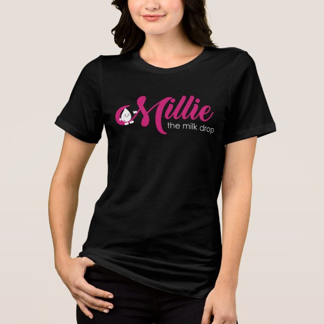 Millionenmilch Tri-Blend Shirt (Vorderseite)
