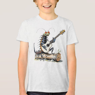 Millipede Gitarrist Tri-Blend Shirt