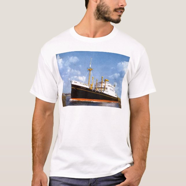 Millivolt Weserdam, Linie Hollands Amerika T-Shirt (Vorderseite)