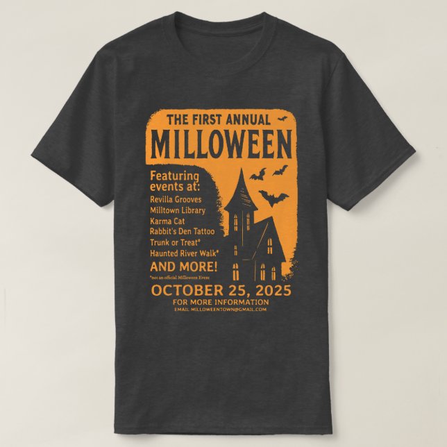 Milloween 2025 Tee (Design vorne)